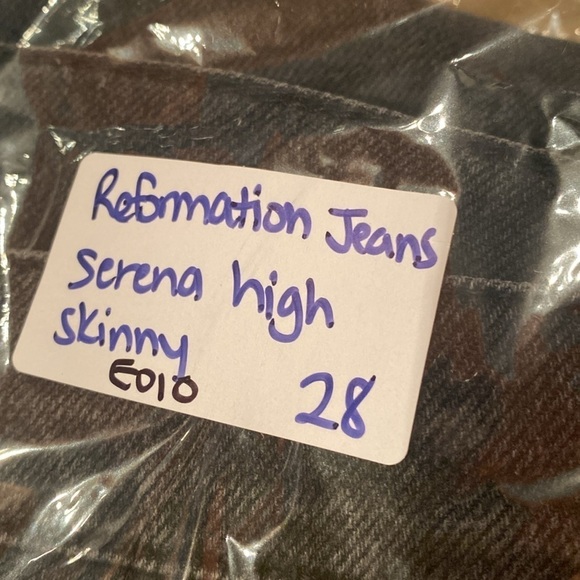 Reformation Serena High Skinny Erie Wash Jeans Size 28 - Picture 7 of 7